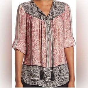 DR2 tassel peasant top